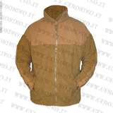 POLARTEC FLEECE JACKET MARINES BROWN FULL ZIP