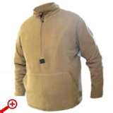 POLARTEC FLEECE JACKET MARINES BROWN 1/2